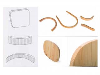   Szlifierka do krzeseł, krzywizn O.M.A LVV3