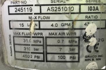 Agregat malarski pompa GRACO Xtreme