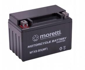 AKUMULATOR MORETTI 8AH YTX9-BS Gratis Filtr