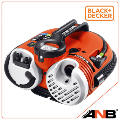 ASI500 BLACK+DECKER Wielofunkcyjny kompresor 12V; 160PSI/11BAR