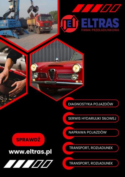 AUTONAPRAWA BADANIA TECHNICZNE WYNAJEM SPRZEDAŻ MASZYN ELTRAS BIAŁYSTOK