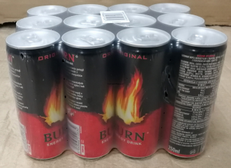 BURN Energy Drink 250ml - karton