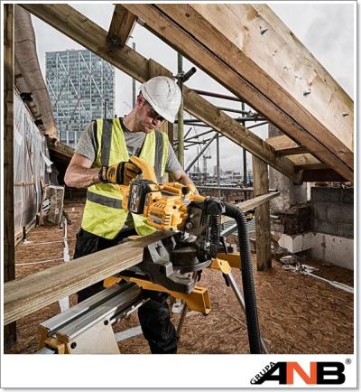 DCS777T2 Pilarka ukosowa DeWalt, 2 akumulatory z ładowarką