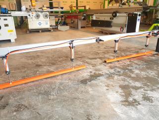 Docisk pneumatyczny do piły formatowej dwusekcyjny 3200 mm