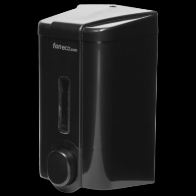 Dozownik do mydła w płynie Faneco DARK 1 litr plastik czarny