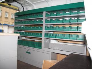 Fiat Ducato, Citroen Jumper, Peugeot Boxer ZABUDOWA BUSA szafki warsztatowe