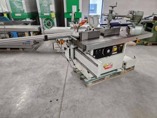 Frezarka dolnowrzecionowa SAC z wózkiem, frezarka z posuwem