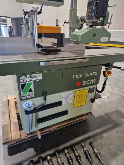 Frezarka dolnowrzecionowa SCM T150, Elektryczna przykładnica, FULL OPCJA, f