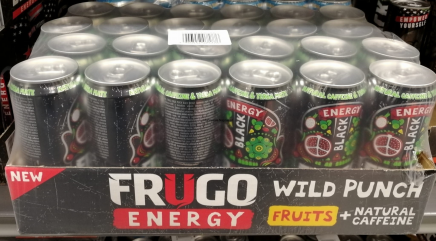 Frugo Energy Wild Punch Black 330ml - karton
