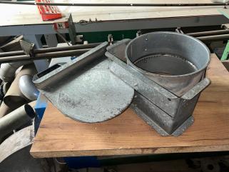 Instalacja odciągowa - stolarnia zasuwa