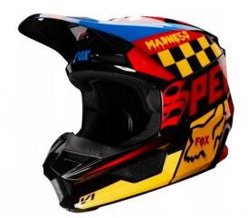 KASK FOX V-1 CROSS ENDURO CZAR BLACK/YELLOW XL