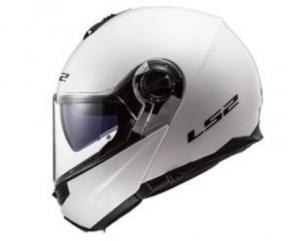 Kask motocyklowy LS2 FF325 Strobe biały r. S