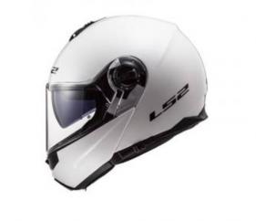 Kask motocyklowy LS2 FF325 Strobe biały r. S