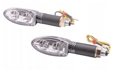 Kierunkowskazy Uniwersalne CARBON LED 2szt