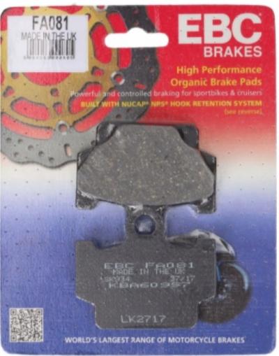 Klocki Hamulcowe EBC FA081 Yamaha DT/RD/XJ/SR/XT