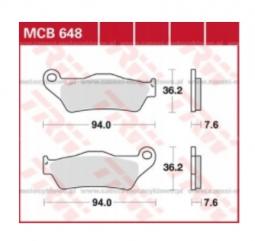 Klocki Hamulcowe TRW (MCB648RSI) KTM/HUSQVARNA