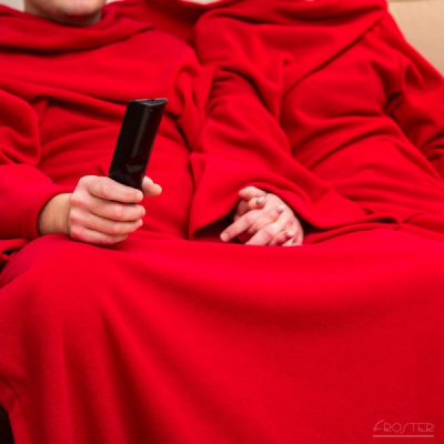 Kocyk z rękawami dla pary