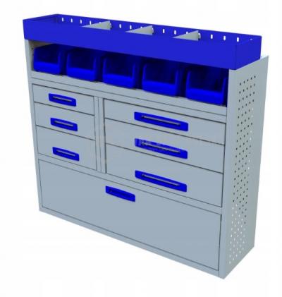 Kompletny zestaw zabudowy warsztatowej dostawczak