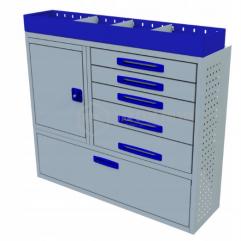 Kompletny zestaw zabudowy warsztatowej dostawczak