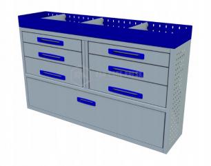 Kompletny zestaw zabudowy warsztatowej dostawczak