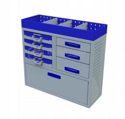 Kompletny zestaw zabudowy warsztatowej dostawczak