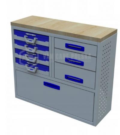 Kompletny zestaw zabudowy warsztatowej dostawczak