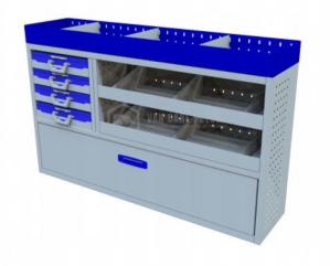 Kompletny zestaw zabudowy warsztatowej dostawczak