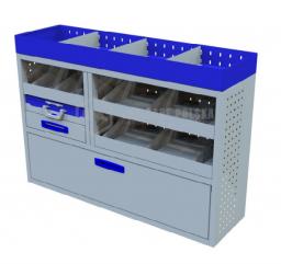 Kompletny zestaw zabudowy warsztatowej dostawczak