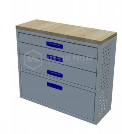 Kompletny zestaw zabudowy warsztatowej dostawczak