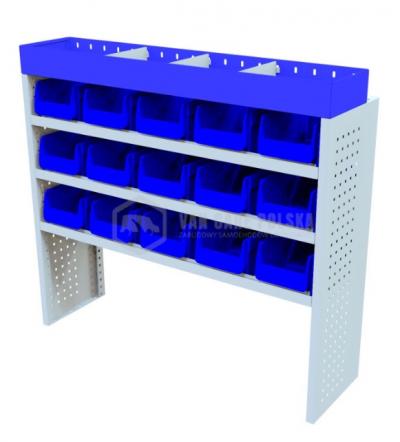 Kompletny zestaw zabudowy warsztatowej dostawczak