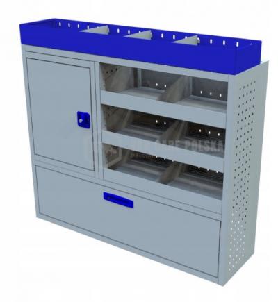 Kompletny zestaw zabudowy warsztatowej dostawczak