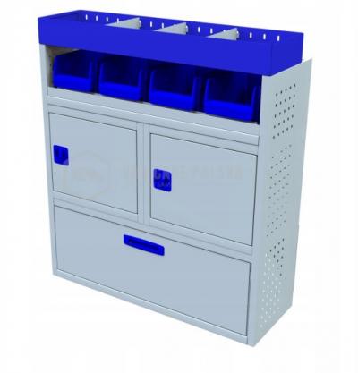 Kompletny zestaw zabudowy warsztatowej dostawczak