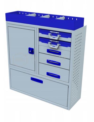 Kompletny zestaw zabudowy warsztatowej dostawczak