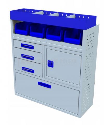 Kompletny zestaw zabudowy warsztatowej dostawczak