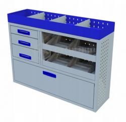 Kompletny zestaw zabudowy warsztatowej dostawczak