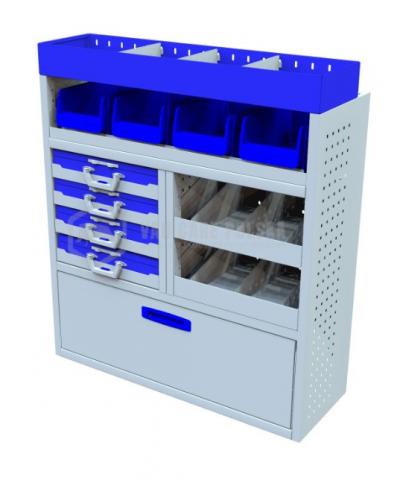 Kompletny zestaw zabudowy warsztatowej dostawczak