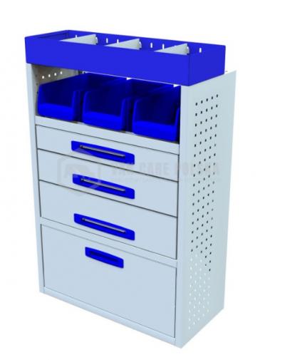 Kompletny zestaw zabudowy warsztatowej dostawczak