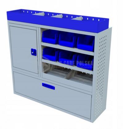 Kompletny zestaw zabudowy warsztatowej dostawczak