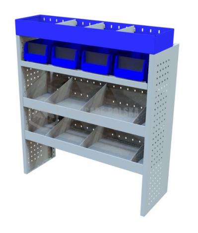 Kompletny zestaw zabudowy warsztatowej dostawczak