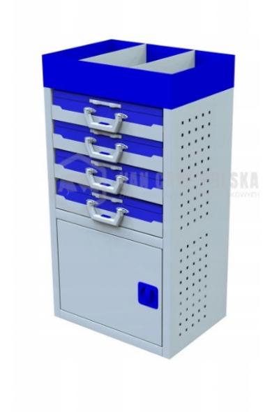 Kompletny zestaw zabudowy warsztatowej dostawczak