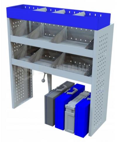 Kompletny zestaw zabudowy warsztatowej dostawczak