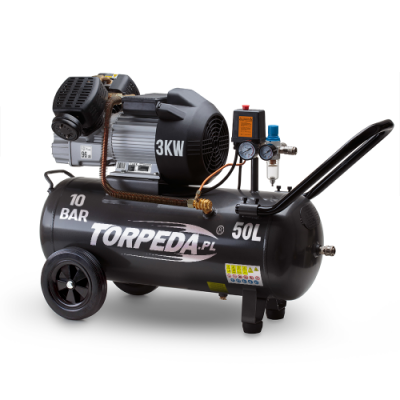 KOMPRESOR 3KW 50 LITRÓW TORPEDA WARSZTATOWY 
