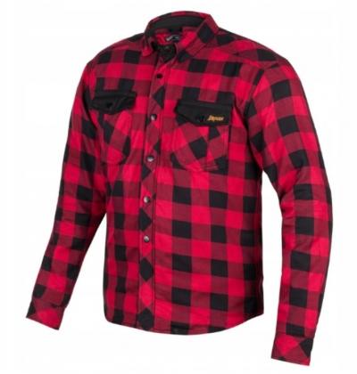 Koszula Motocyklowa Broger Alaska Red/Black (M)