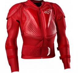 KOSZULKA Z OCHRANIACZAMI FOX TITAN SPORT FLAME RED XXL
