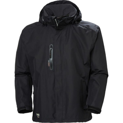 Kurtka przeciwdeszczowa Helly Hansen 71043_990 Manchester kolor czarny