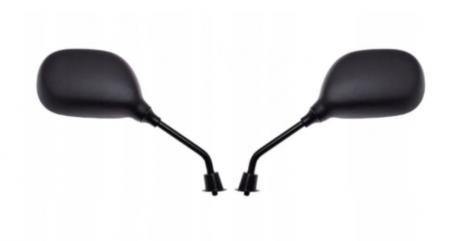 Lusterka czarne M8 komplet 2 szt