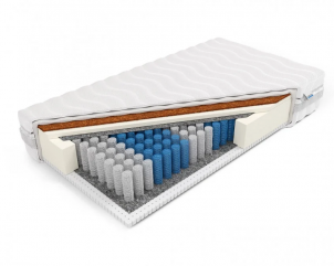 Materac kieszeniowy dwustronny H2/H3 z lateksem Ares