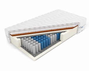 Materac kieszeniowy podwójny kokos lateks Porto Alegre H3