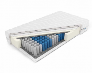 Materac kieszeniowy z obustronną pianką lateksową H2 Eris