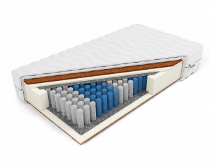 Materac kieszeniowy z obustronnym kokosem H3/H4 Atlas